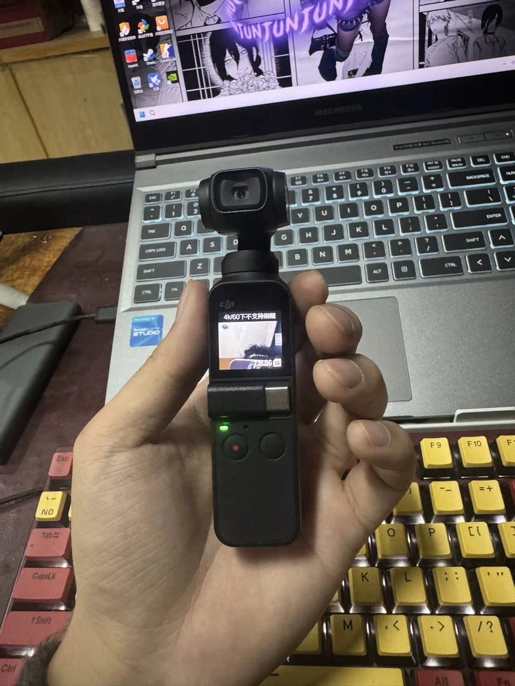 DJI Osmo Pocket 1 Handheld 4K 3-Axis Stabilizer Action Camera Excellent Work