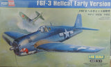 WWII US NAVY F6F-3 HELLCAT HOBBY BOSS 1:48 SCALE PLASTIC MODEL AIRPLANE KIT