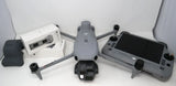 Gray enterprise drone with camera gimbal and remote controller