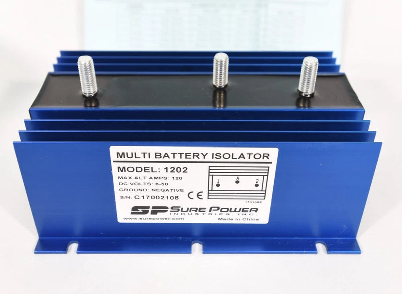 Multi Battery Isolator Sure Power Model 1202 120 Amps Battery