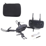 Foldable Wi‑Fi 4K drone kit with remote controller and carrying case