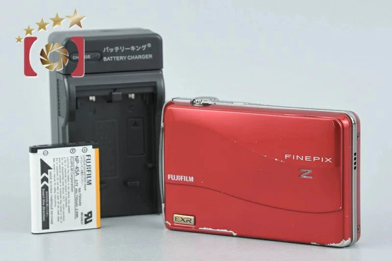 Fujifilm FinePix Z700EXR Compact Camera Red Used From Japan