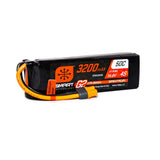 Spektrum SPMX324S50 14.8V 3200mAh 4S 50C Smart G2 LiPo Battery: IC3 Battery