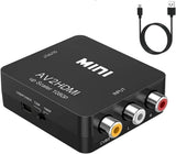 Gana Mini AV2 HDMI Up Scaler 1080p Black PAL/NTSC AV2HDMI B-7