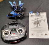 PROPEL Blue RC Sky Force III Gyropter 3 Channel IR Gyro Helicopter Untested