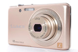 Panasonic LUMIX DMC-FH7 Digital Camera Gold Compact Tested Great Condition
