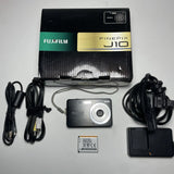Fujifilm FinePix J10 8.2MP Digital Camera Tested + Charger, Battery, Cables