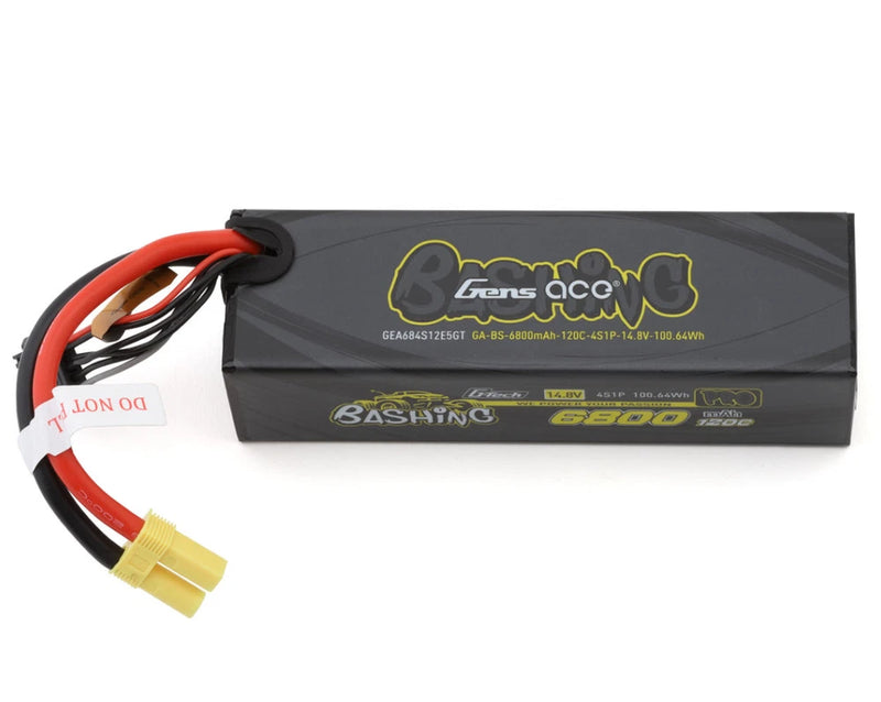 Gens Ace G-tech Bashing Series 6800mAh 14.8 120C 4S1P Lipo Battery GEA684S12E5GT Battery