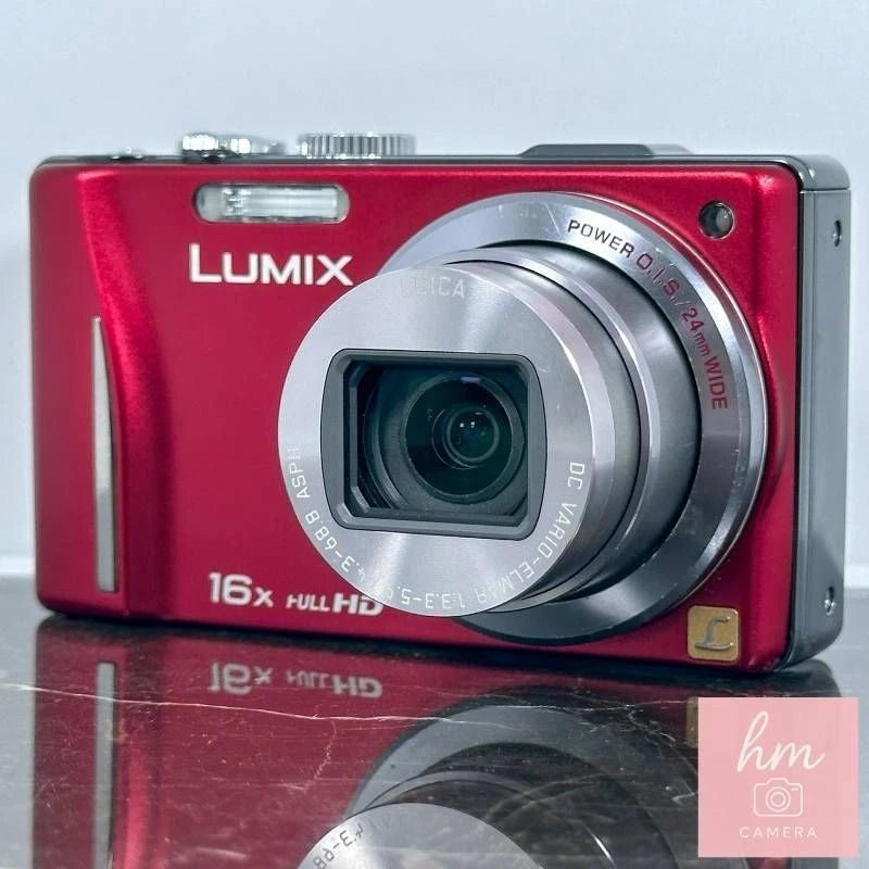 Panasonic Lumix DMC-TZ20 Red Compact Camera 14.1MP 16x Zoom WiFi GPS From Japan