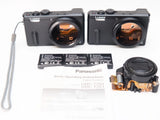 AS IS lot of 2 Panasonic Lumix DMC-TZ60, & DMC-TZ61, need new lens modules READ