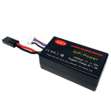 11.1V 20C LiPo battery pack with connector and red/blue wires, black label