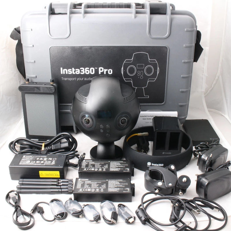 Insta360 Pro 8K 3D 360 VR Camera w/ FarSight Case Batteries Accessories:JPN