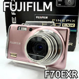 [Good Condition] FUJIFILM F70EXR Pink with box Complete with accessories