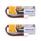 2S 7.4V 350mAh Lipo Battery For GOOSKY Aerobatic 3D Helicopter Valley Sky S1/S2