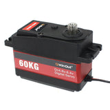QWinOut 60KG Digital Servo Metal Gear Servo for 1/5 RC Car for Jumper Flysky