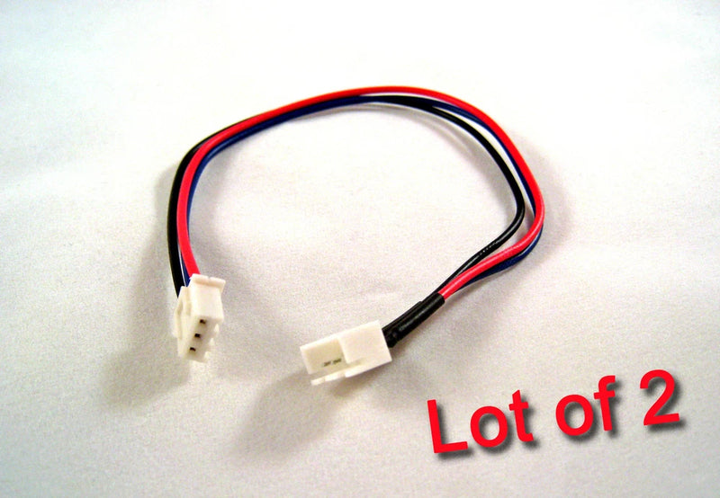 2pcs JST-XH 2S Balance Charger Extension 20cm for 2-Cell Lithium Polymer Lipo H3