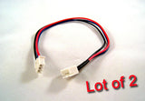 2pcs JST-XH 2S Balance Charger Extension 20cm for 2-Cell Lithium Polymer Lipo H3