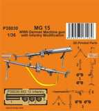 SPHP35030P 1:35 Special Hobby MG15 WW2 German MG with Infantry Mod