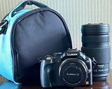 Panasonic DMC-G5 camera; 14-42 Lumix  lens;  100-300 Lumix  lens;  case