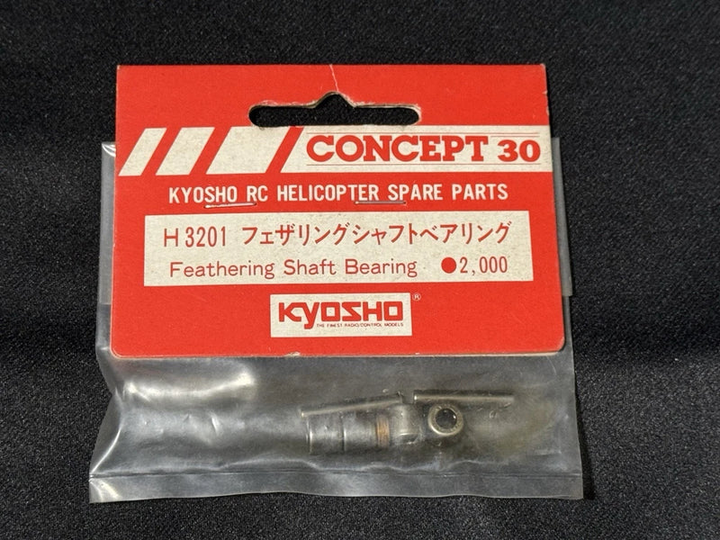 Kyosho Concept 30 RC helicopter feathering shaft bearing in clear bag packaging