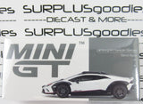 2024 Mini-GT Overseas Edition LHD LAMBORGHINI HURACAN STERRATO Bianco Asopo #763