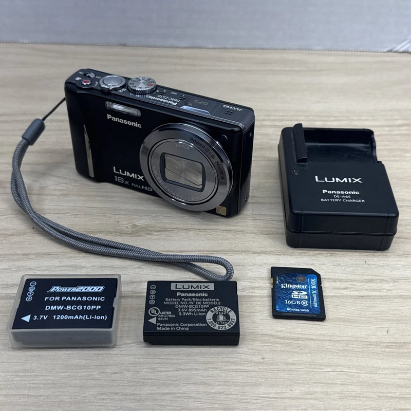 Panasonic Lumix DMC-ZS10 14.1MP Camera 16x Zoom Leica Lens ~ Near Mint