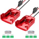 2 Packs Power Wheel Adapter for Milwaukee M18 Battery, 18V Converter, DIY RC Car Converter