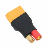 HXT 6.5mm Male-/Female+ to XT90 Male No Wires Adapter RC Lipo Battery Toy FPV