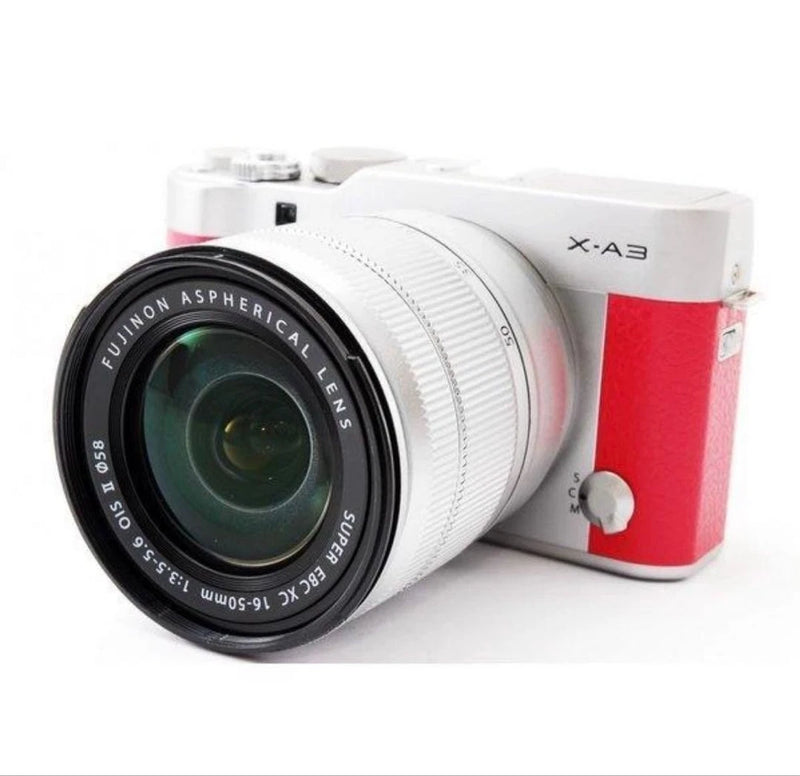 Fujifilm X-A3 Pink Mirrorless Camera with Standard Zoom Lens Excellent Condition