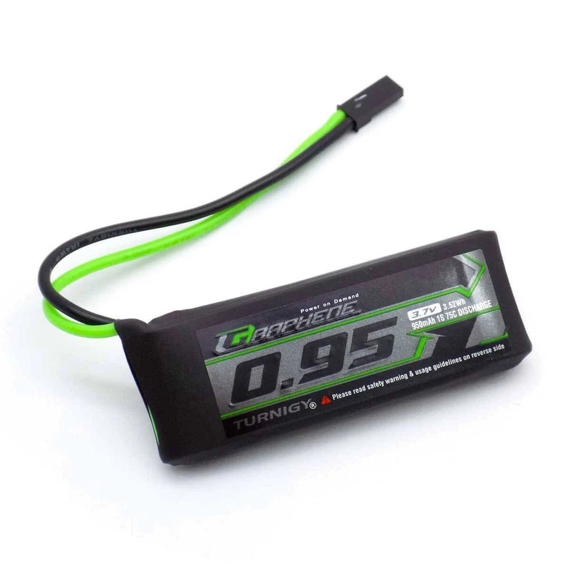 Turnigy Graphene Panther 950mAh 1S 3.7V 75C 150C LiPo Battery JST Connector Plug