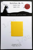 Spitfire Mk.Vb canopy mask sheet, yellow pre-cut mask for 1/32 model kits