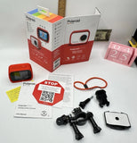 Polaroid iD757 Sport Action Waterproof Camcorder HD Video Camera W ACCESSORIES