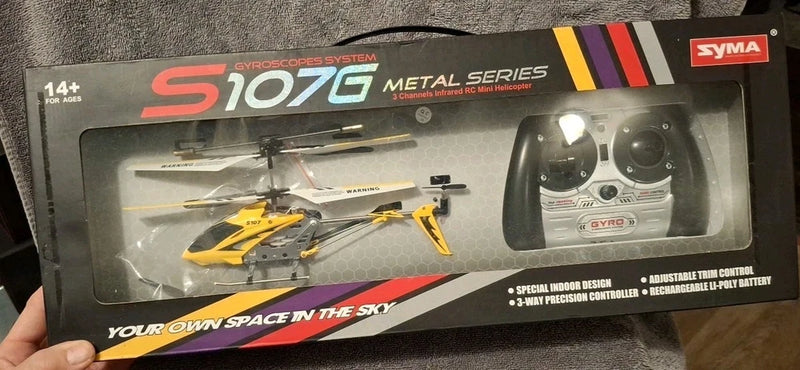 Syma S107G RC Helicopter with Gyro Yellow (S107G-Y)