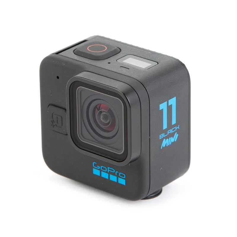 GoPro HERO11 Black Mini action camera, black cube with front lens and screen