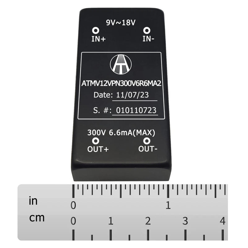 ATMV12VPN300V6R6MA2 4W Isolated DC-DC Power Module 12V Input ??300V 6.6mA Output