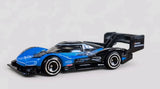VOLKSWAGEN VW ID R Diorama Collectible DieCast Model Race Car 1:64 Blue LOOSE