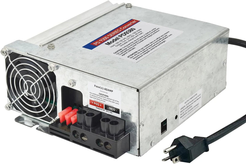 80A 120V to 12V RV Power Converter Charger for Trailers & Campers 1300W