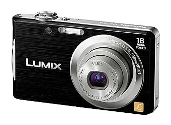 Panasonic Lumix FH5 Digital Camera Black DMC-FH5 From Japan