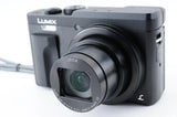 ?[MINT] Panasonic Lumix DC-TZ90 Black Leica Lens 30x Zoom 4K Wi-Fi From JAPAN