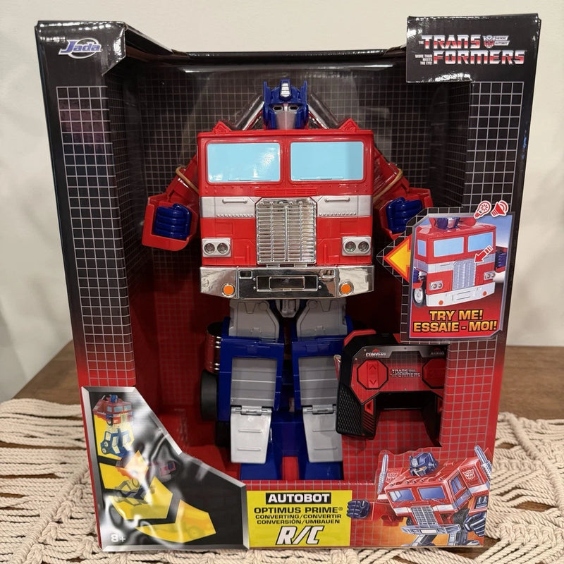 Jada Toys Transformers G1 Optimus Prime 12¡± Converting RC Toy Remote Control NEW Converter