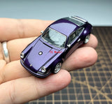 TG Zincit 1:64 Purple 911 964 Singer Coupe Sports Model Diecast Metal Car New