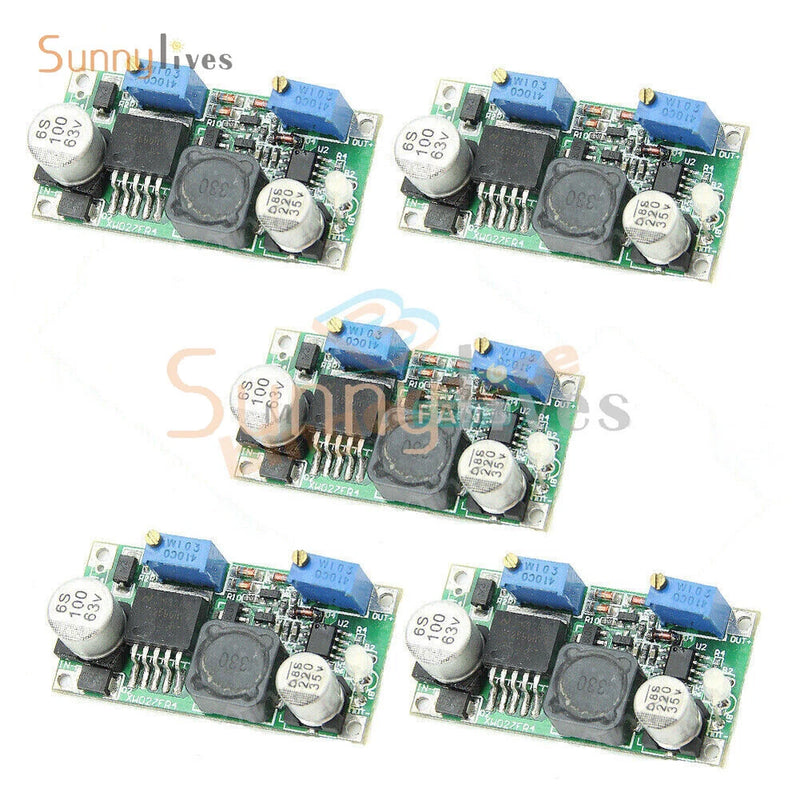 5PCS DC-DC LM2596 50V 3A Buck Constant Current/Voltage CC CV Step-Down Module