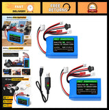 2 Pack 7.4V 1200mAh 35C Lipo Batteries for RC Cars, Trucks, Drones, Crawlers Battery