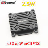 GTSKYTENRC Tracker 5.8G 2.5W 72CH VTX MMCX PIT FPV Transmitter for RC Drone