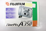 NEW! FUJI FINEPIX A350 5.2MP DIGITAL CAMERA with XD-picture card. Still sealed.