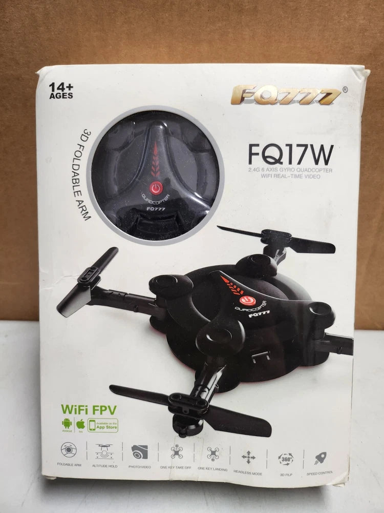 FQ777 FQ17W 6-Axis Gyro Mini Wifi FPV Foldable G-sensor Pocket Drone with 0.3MP