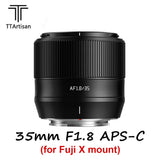 TTArtisan AF 35mm F1.8 APS-C Auto Focus Lens for Fujifilm Fuji X Mount Cameras