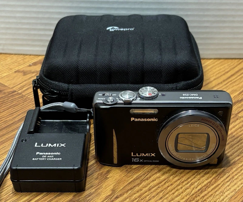 Panasonic LUMIX DMC-ZS8 14.1 MP Digital Camera With Battery, Charger and Case