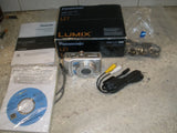 PANASONIC DMC-LZ7 LUMIX DIGITAL CAMERA IN BOX WORKS