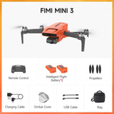 2x Battery FIMI MINI 3 Camera Drone 3-Axis Gimbal 9KM 4K 60fps Video Quadcopter